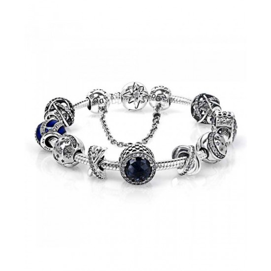 Pandora Bracelet Starry Skies Complete PN 11762 Jewelry