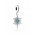 Pandora Charm Silver Crystallised Snowflake Dropper PN 11726 Jewelry