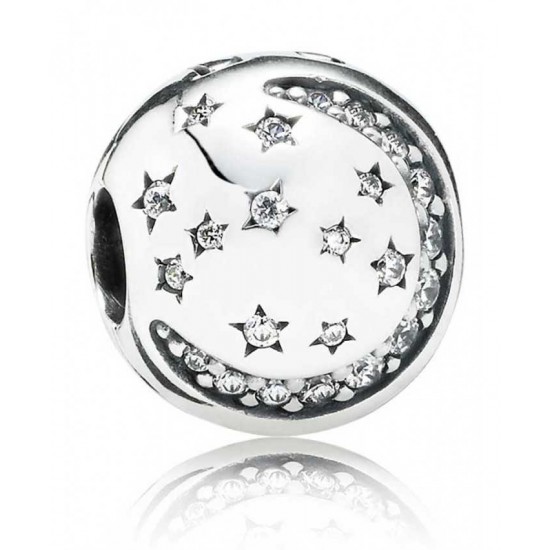 Pandora Clip Silver Twinkling Night PN 11766 Jewelry