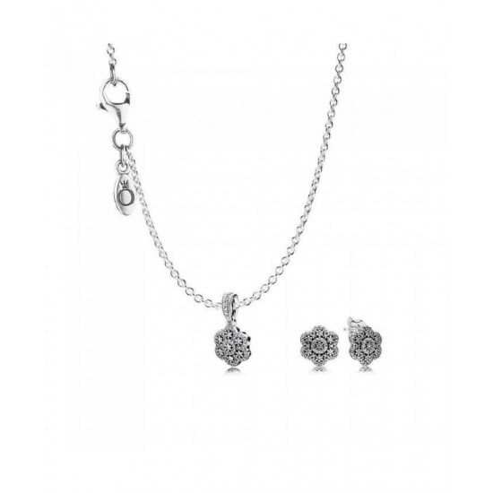 Pandora Jewellery Set Crystallised Floral PN 11708 Jewelry