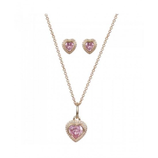 Pandora Jewellery Set Rose Pink Heart PN 11842 Jewelry