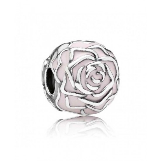 Pandora Clip Silver Pink Rose PN 11430 Jewelry