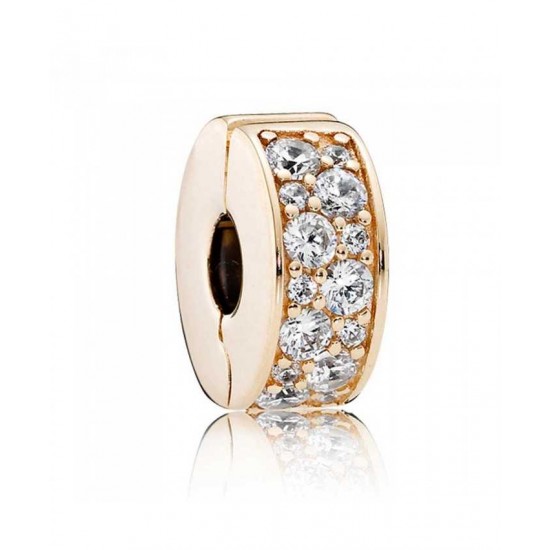 Pandora Clip 14ct Gold Shining Elegance PN 11433 Jewelry