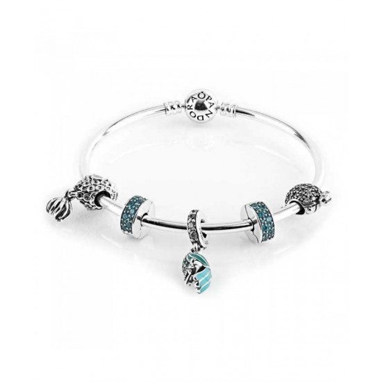 Pandora Bracelet Tropical Parrot Complete Bangle PN 10313 Jewelry