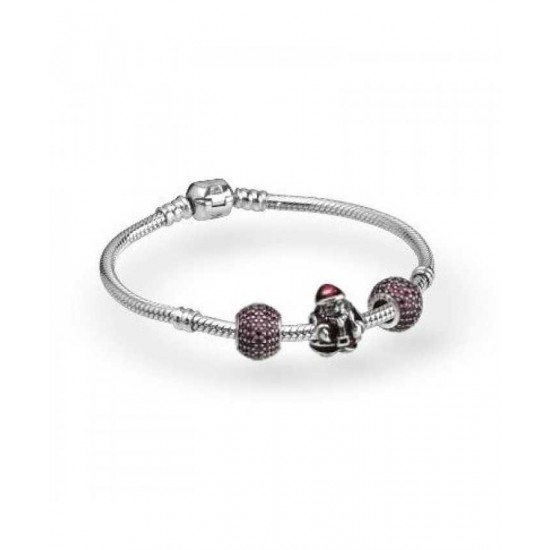 Pandora Bracelet Sparkling Santa Complete PN 10350 Jewelry