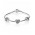 Pandora Bracelet January Birthstone Complete PN 10410 Jewelry
