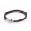 Pandora Bracelet Silver And Purple Braided PN 10421 Jewelry
