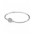 Pandora Bracelet Silver Cubic Zirconia Signature Clasp PN 10437 Jewelry