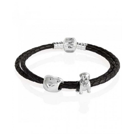 Pandora Bracelet Puppy Love Complete PN 10195 Jewelry
