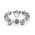 Pandora Bracelet Dazzling Floral Complete PN 10196 Jewelry