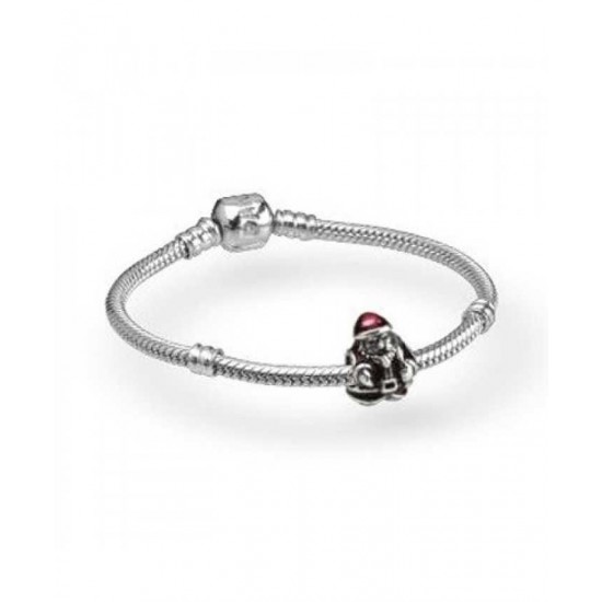 Pandora Bracelet Red Santa Complete PN 10207 Jewelry