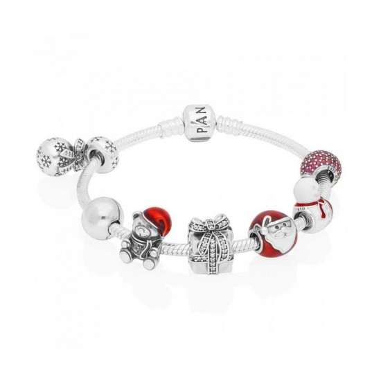 Pandora Bracelet Christmas Special Complete PN 10209 Jewelry