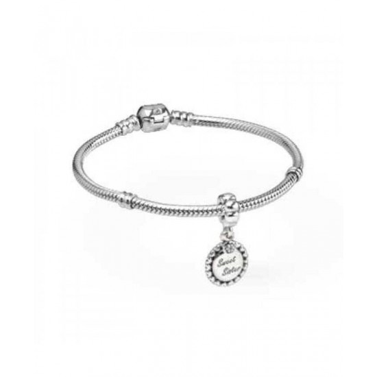 Pandora Bracelet Sweet Sister Complete PN 10247 Jewelry