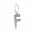 Pandora Charm Sparkling Alphabet F Pendant PN 10442 Jewelry