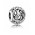 Pandora Charm Silver Cubic Zirconia Vintage E Swirl PN 10451 Jewelry