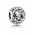 Pandora Charm Silver Cubic Zirconia Vintage L Swirl PN 10469 Jewelry