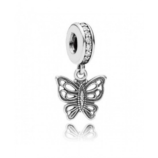 Pandora Charm Butterfly Pendant PN 10556 Jewelry