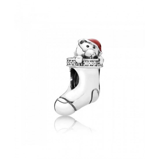 Pandora Charm Silver Christmas Stocking PN 10601 Jewelry