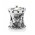 Pandora Charm Silver 14ct Gold Carousel Bead PN 10605 Jewelry