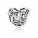Pandora Charm Silver Openwork Mum PN 10621 Jewelry