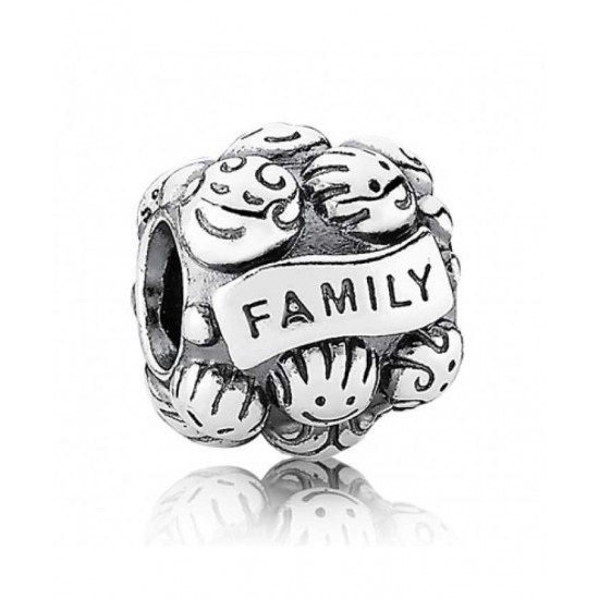 Pandora Charm Sterling Silver Family Love PN 10630 Jewelry
