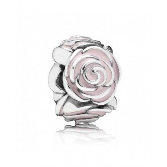 Pandora Charm Silver Pink Rose PN 10670 Jewelry