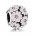 Pandora Charm Silver Pink Enamel Cubic Zirconia Primroses PN 10683 Jewelry
