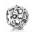 Pandora Charm Silver Openwork Primrose PN 10684 Jewelry