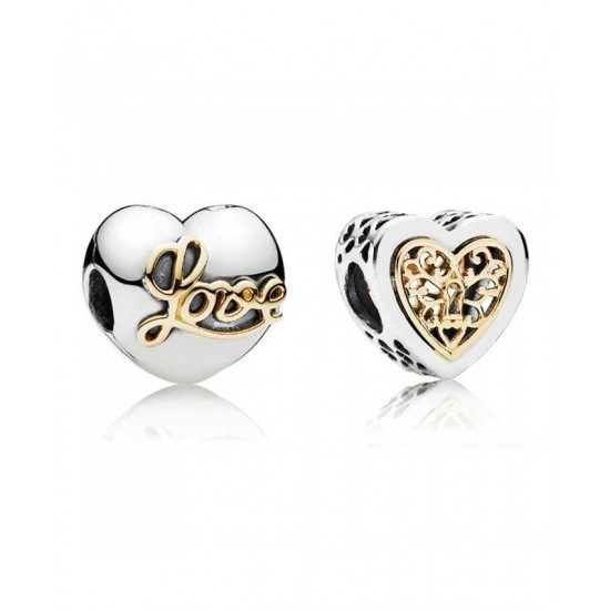Pandora Charm Locked Hearts PN 10709 Jewelry