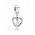 Pandora Charm Silver 14ct Cubic Zirconia Heart Dropper PN 10733 Jewelry