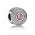 Pandora Charm Silver Cubic Zirconia Pink Radiant Splendor PN 10757 Jewelry