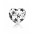 Pandora Charm Silver Openwork Starry Heart PN 10785 Jewelry
