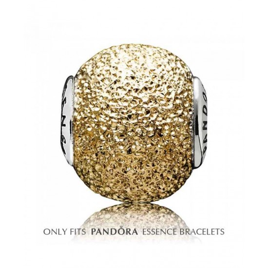 Pandora Charm Essence Silver 14ct Gold Sensitivity PN 10787 Jewelry