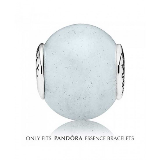 Pandora Charm Essence Silver Aquamarine Loyalty Bead PN 10791 Jewelry