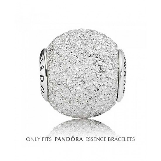 Pandora Charm Essence Silver Sparkle Wisdom Bead PN 10799 Jewelry