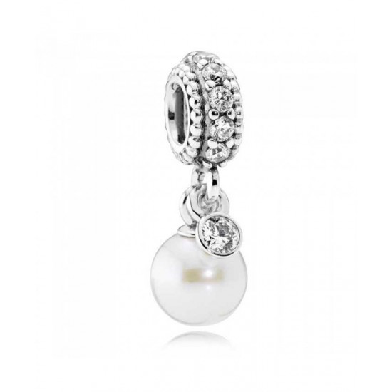 Pandora Charm Silver Luminous Elegance Pendant PN 10809 Jewelry