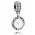 Pandora Charm Silver Sparkling Pearl Pendant PN 10814 Jewelry