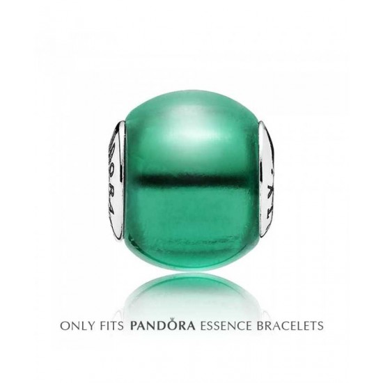 Pandora Charm Essence Silver Green Cubic Zirconia Creativity PN 10830 Jewelry