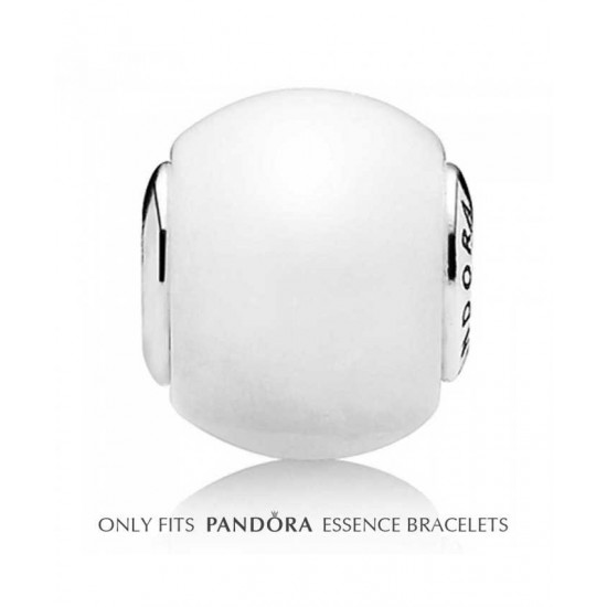 Pandora Charm Essence Silver Milky Quartz Hope Bead PN 10831 Jewelry