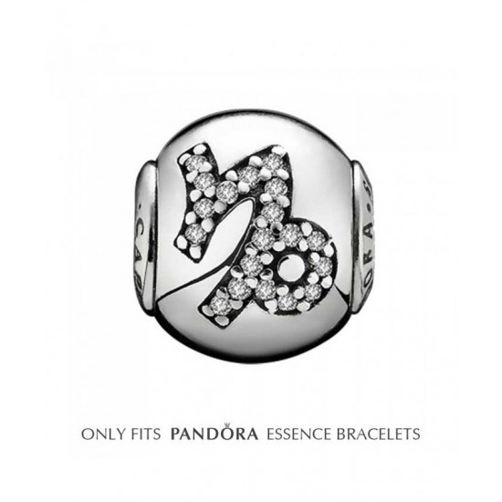Pandora Charm Essence Silver Capricorn PN 10875 Jewelry