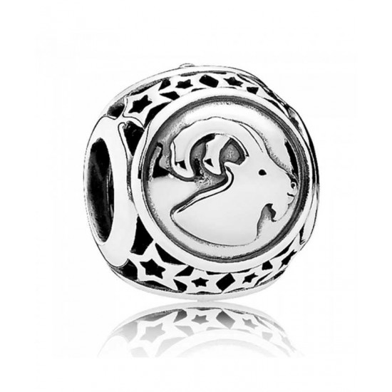 Pandora Charm Silver Capricorn Star Sign PN 10880 Jewelry