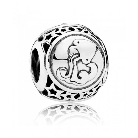 Pandora Charm Silver Aquarius Star Sign PN 10888 Jewelry