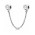 Pandora Safety Chain Silver Logo PN 11515 Jewelry