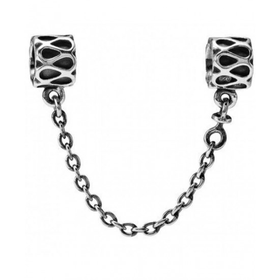 Pandora Safety Chain Silver Net PN 11522 Jewelry