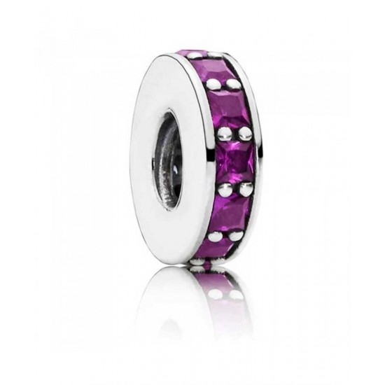 Pandora Spacer Silver Royal Purple Eternity PN 11526 Jewelry