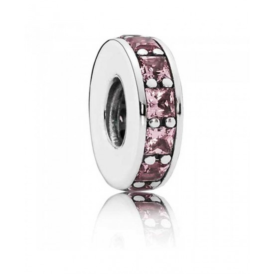 Pandora Spacer Silver Blush Pink Eternity PN 11534 Jewelry