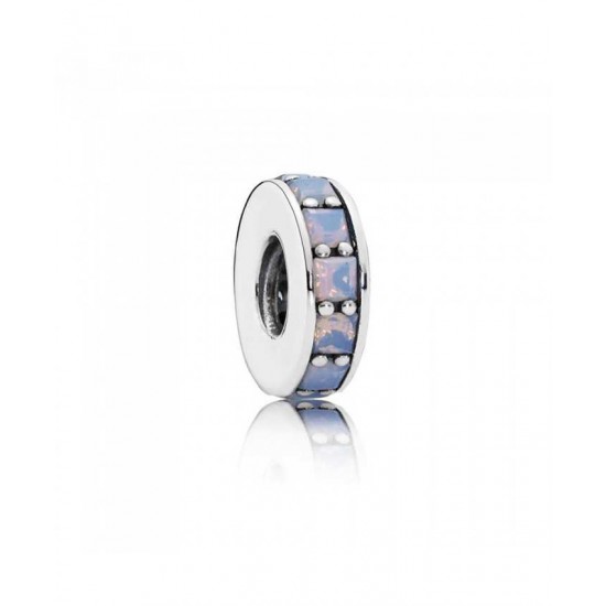 Pandora Spacer Silver Opalescent Eternity PN 11539 Jewelry
