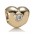 Pandora Bead 14ct Diamond Heart PN 11007 Jewelry