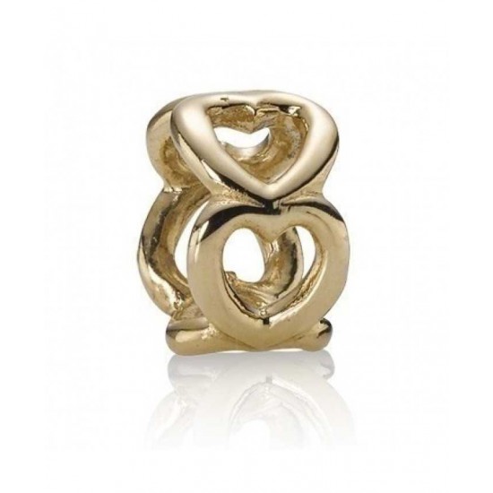 Pandora Bead 14ct Gold Heart PN 11008 Jewelry