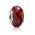 Pandora Bead Sterling Silver Red Faceted Murano Glass PN 11039 Jewelry